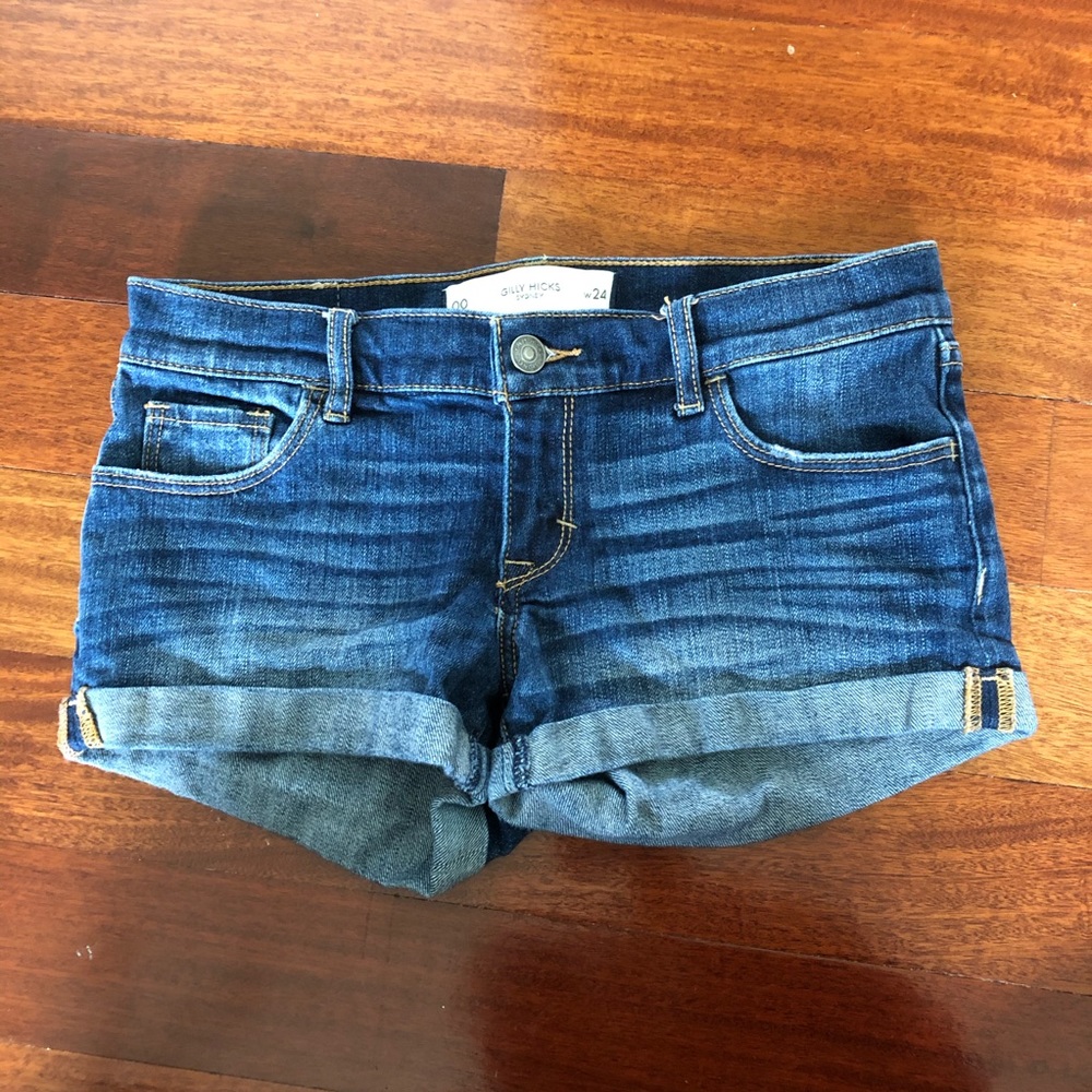 Gilly Hicks Denim Jean Short Shorts Size 00/24W
